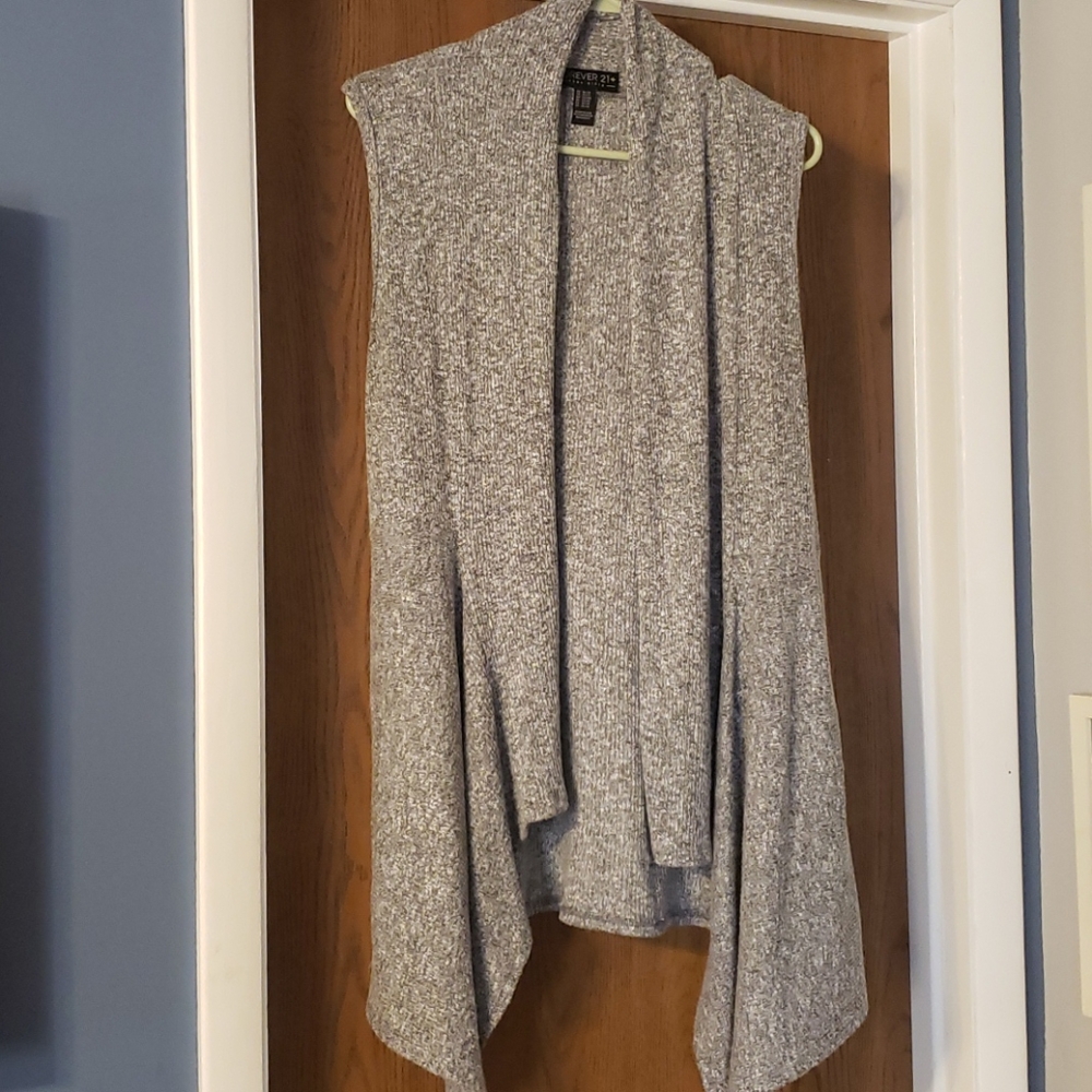 Forever 21 Sleeveless Cardigan
